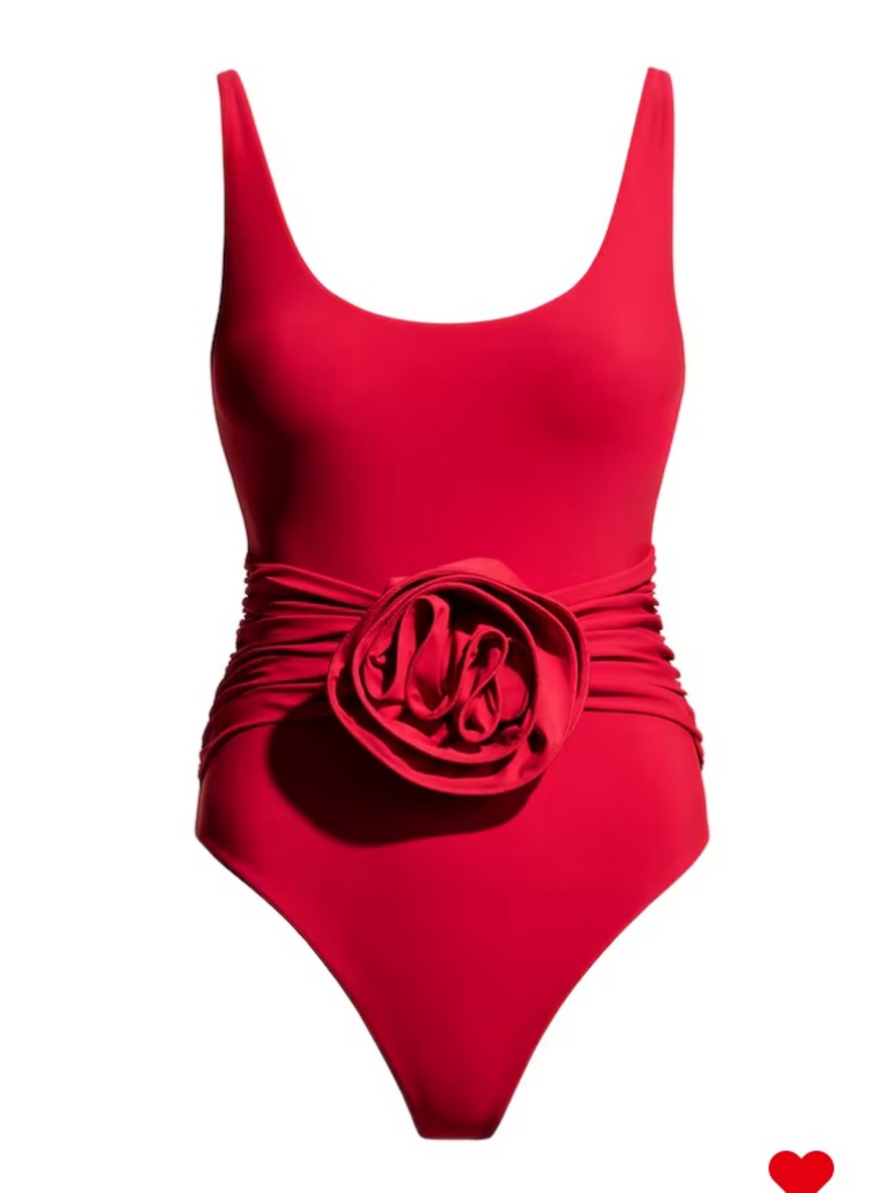 Magda Butrym x H&M red floral swimsuit